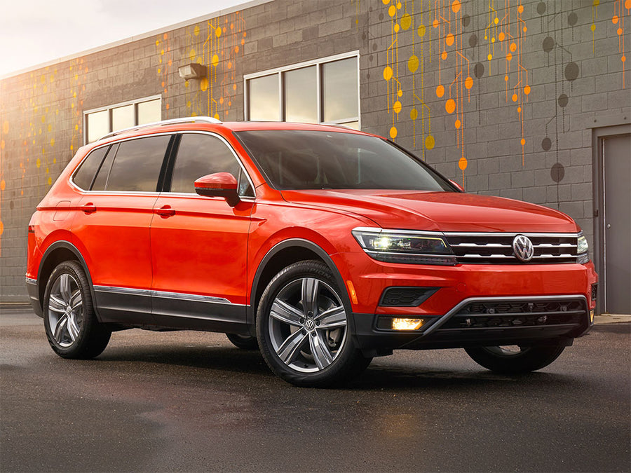 volkswagen tiguan 2009-2017 Carbon Fiber Pillar Trim