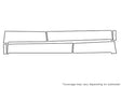 tiguan 3M Clear Bra Door Cup Precut PPF Diagram