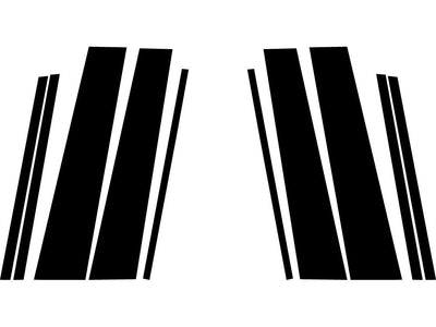 volkswagen tiguan 2018-2023 Camo Pillar Trim Diagram