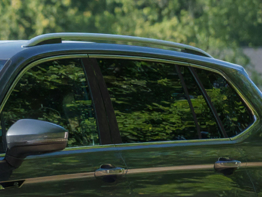 volkswagen tiguan 2018-2023 Matte Black Pillar Cover Diagram