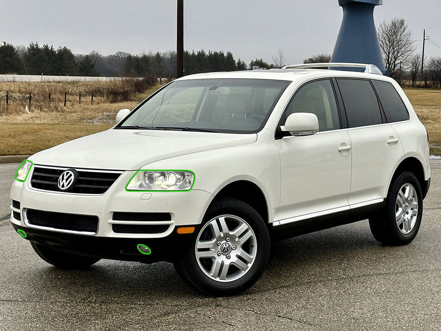 volkswagen touareg 2004-2007 Headlight Protection Installation Location
