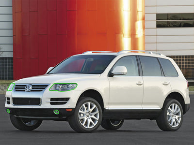 volkswagen touareg 2008-2010 Headlight Protection Installation Location