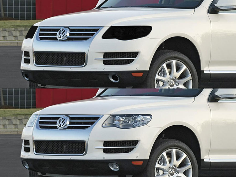 volkswagen touareg 2008-2010 Headlight Tint Appearance