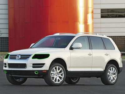 volkswagen touareg 2008-2010 Headlight Tint Location