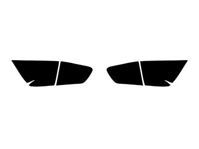 touareg Precut Tail Light Tint Diagram