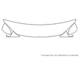 touareg Avery Dennison Clear Bra Hood Precut PPF Diagram