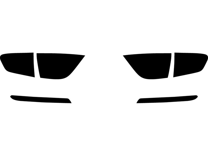touareg Precut Tail Light Tint Diagram