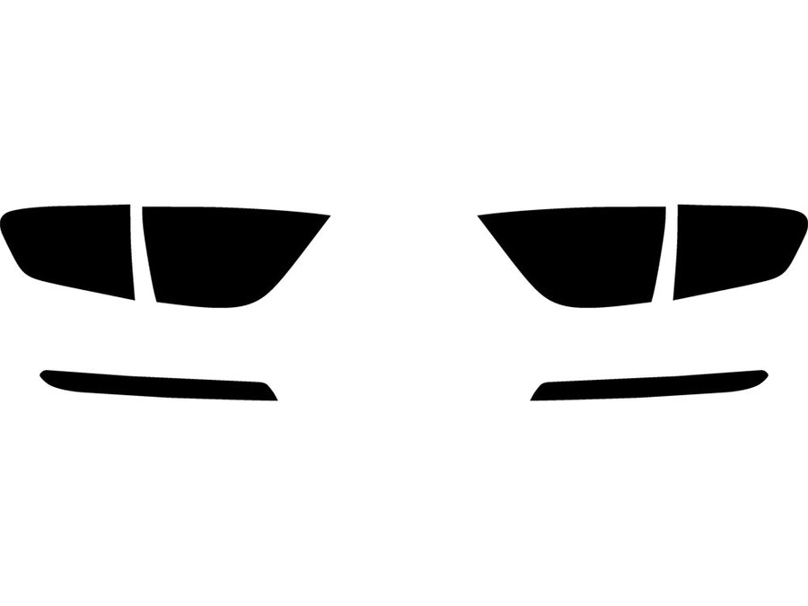 touareg Precut Tail Light Tint Diagram