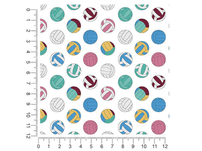 volleyball practice sport 1ft x 1ft Craft Sheets