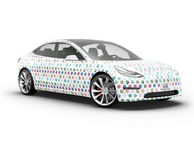 Volleyball Practice Sport Vehicle Vinyl Wrap