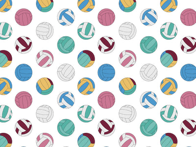 Volleyball Practice Sport Vinyl Wrap Pattern~Rwraps Series 914 Digitally Printed Vinyl Wrap~0