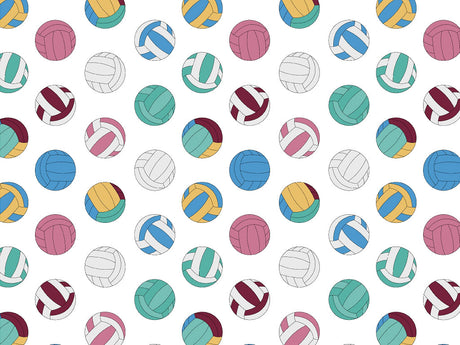Volleyball Practice Sport Vinyl Wrap Pattern~Rwraps Series 914 Digitally Printed Vinyl Wrap~0