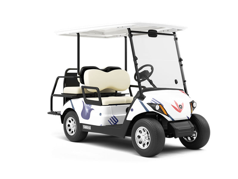 Volunteer State Americana Wrapped Golf Cart