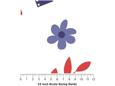 Volunteer State Americana Vinyl Film Pattern Size 12 inch Scale~Rwraps Volunteer State Americana Sizing Chart~3