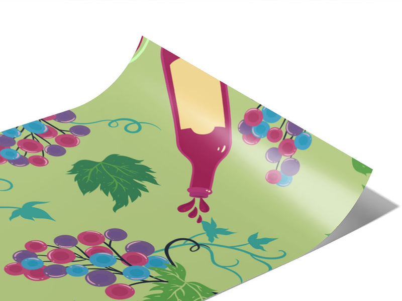 Voluptuous Vineyard Alcohol Vinyl Wraps~Rwraps Series 914 Digitally Printed Vinyl Wrap~0