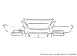 c30 3M Clear Bra Bumper Precut PPF Diagram
