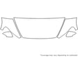 c30 3M Clear Bra Hood Precut PPF Diagram