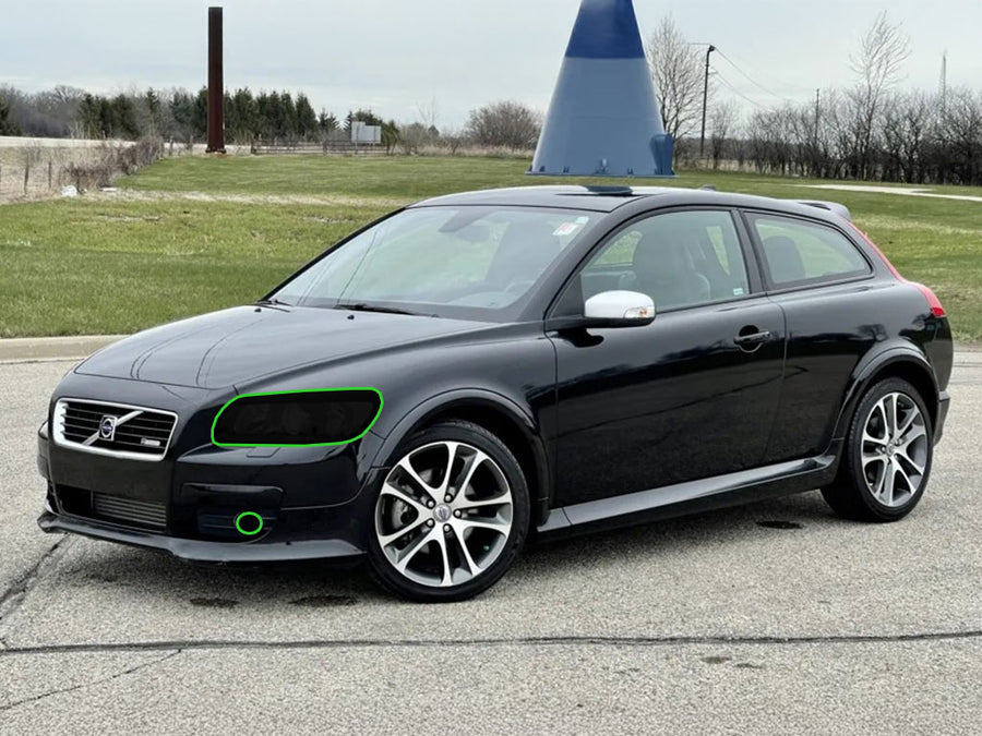 volvo c30 2008-2010 Headlight Tint Location