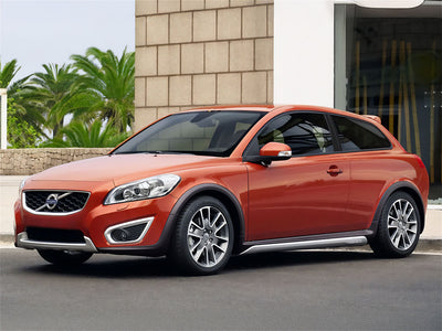 volvo c30 2008-2013 Matte Black Pillar Trim