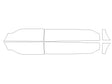 c40 Avery Dennison Clear Bra Door Cup Precut PPF Diagram