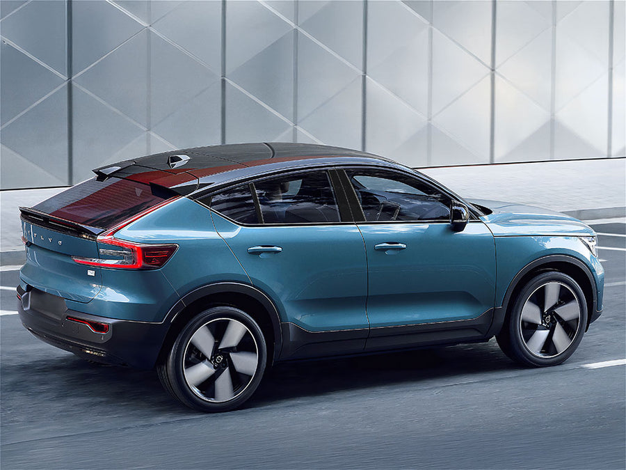 volvo c40 2023-2024 Piano Black Pillar Trim