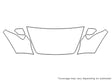 c70 3M Clear Bra Hood Precut PPF Diagram