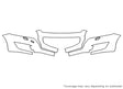 c70 Avery Dennison Clear Bra Bumper Precut PPF Diagram