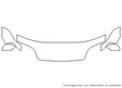 s40 3M Clear Bra Hood Precut PPF Diagram