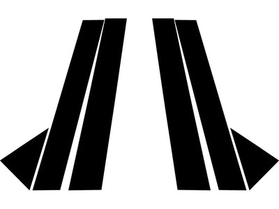volvo s40 2005-2011 Camo Pillar Trim Diagram