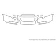 s40 Avery Dennison Clear Bra Bumper Precut PPF Diagram