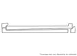 s40 3M Clear Bra Door Cup Precut PPF Diagram
