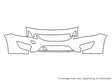 s60 3M Clear Bra Bumper Precut PPF Diagram