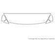 s60 3M Clear Bra Hood Precut PPF Diagram