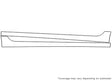 s60 Avery Dennison Clear Bra Door Cup Precut PPF Diagram