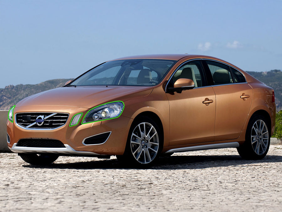 volvo s60 2011-2013 Headlight Protection Installation Location