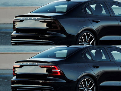 s60 Before and After Smoked Taillights