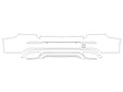 s60 3M Clear Bra Door Cup Precut PPF Diagram