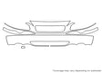 s80 Avery Dennison Clear Bra Bumper Precut PPF Diagram