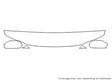 s80 3M Clear Bra Hood Precut PPF Diagram