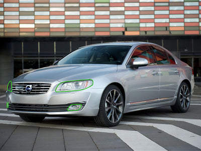 volvo s80 2014-2016 Headlight Protection Installation Location