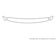 s90 Avery Dennison Clear Bra Hood Precut PPF Diagram