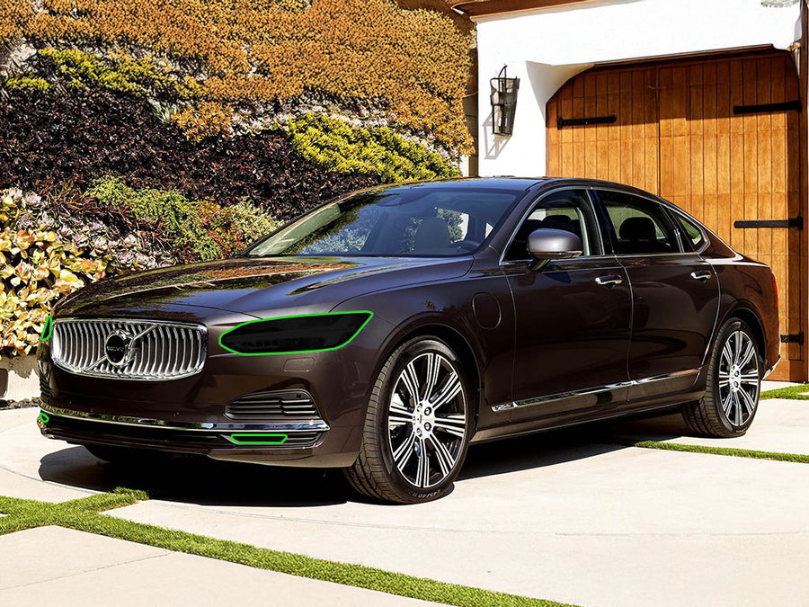 volvo s90 2017-2025 Headlight Tint Location