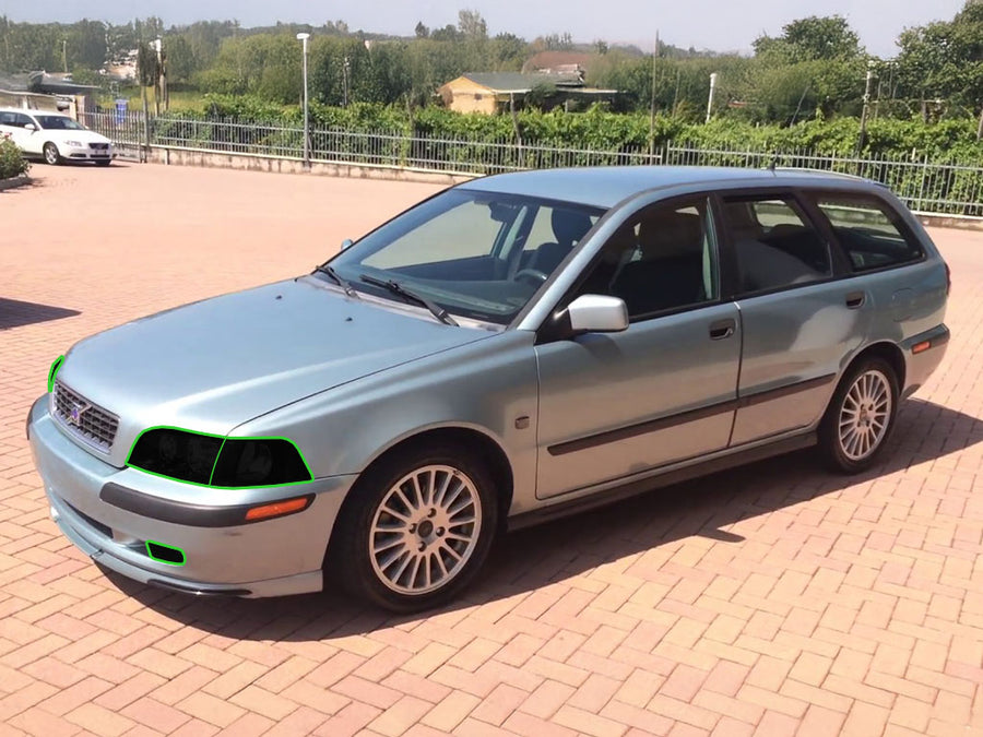 volvo v40 2000-2004 Headlight Tint Location