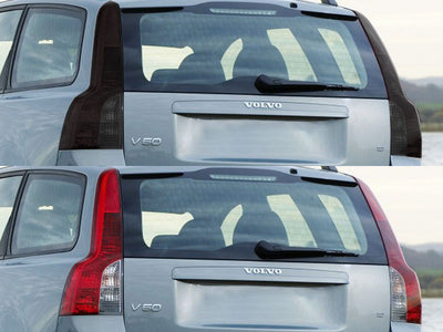 v50 Before and After Smoked Taillights