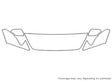 v50 3M Clear Bra Hood Precut PPF Diagram