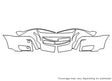 v50 3M Clear Bra Bumper Precut PPF Diagram