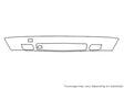 v70 3M Clear Bra Bumper Precut PPF Diagram