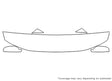 v70 3M Clear Bra Hood Precut PPF Diagram