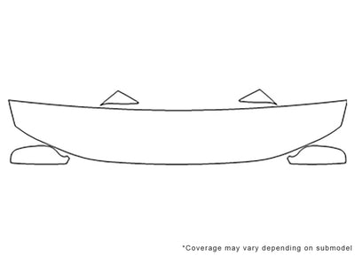 v70 Avery Dennison Clear Bra Hood Precut PPF Diagram