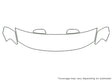 v70 3M Clear Bra Hood Precut PPF Diagram